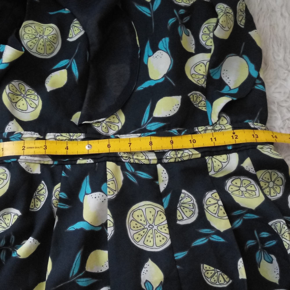 Fame & Partners The Vorsane Playsuit Romper Lemon Size 6 - Picture 12 of 15